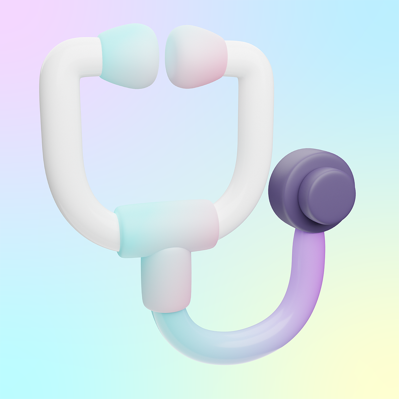 立体图标-听诊器（图ZMzI0NzUxNjA4） - 图标 - 站酷设计师小Liu吖原创素材 - 站酷ZCOOL