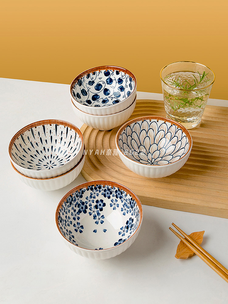 复古藤编米饭碗6只礼盒装（图ZMzE3NDgyMDMy） - 产品摄影 - 站酷设计师Nyah原创素材 - 站酷ZCOOL