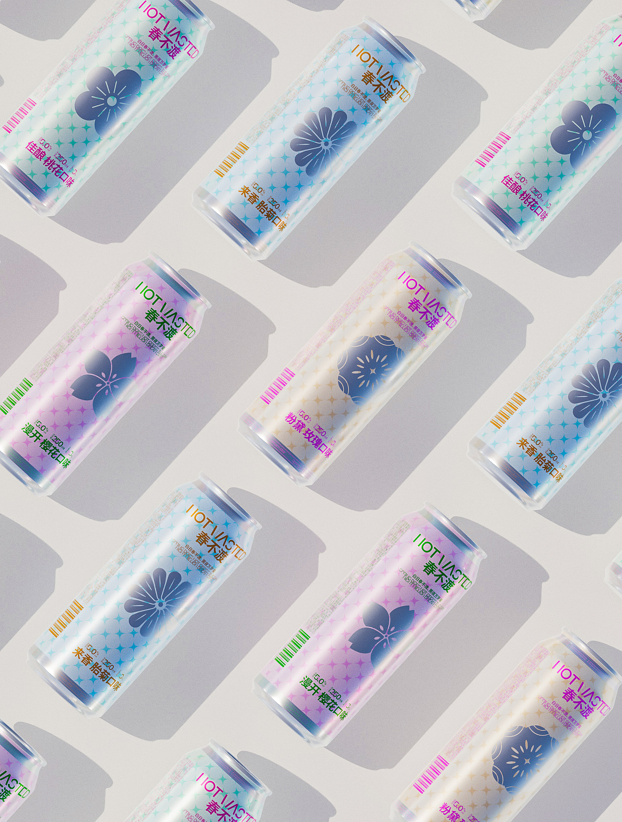 春不渡丨花酒 包装设计