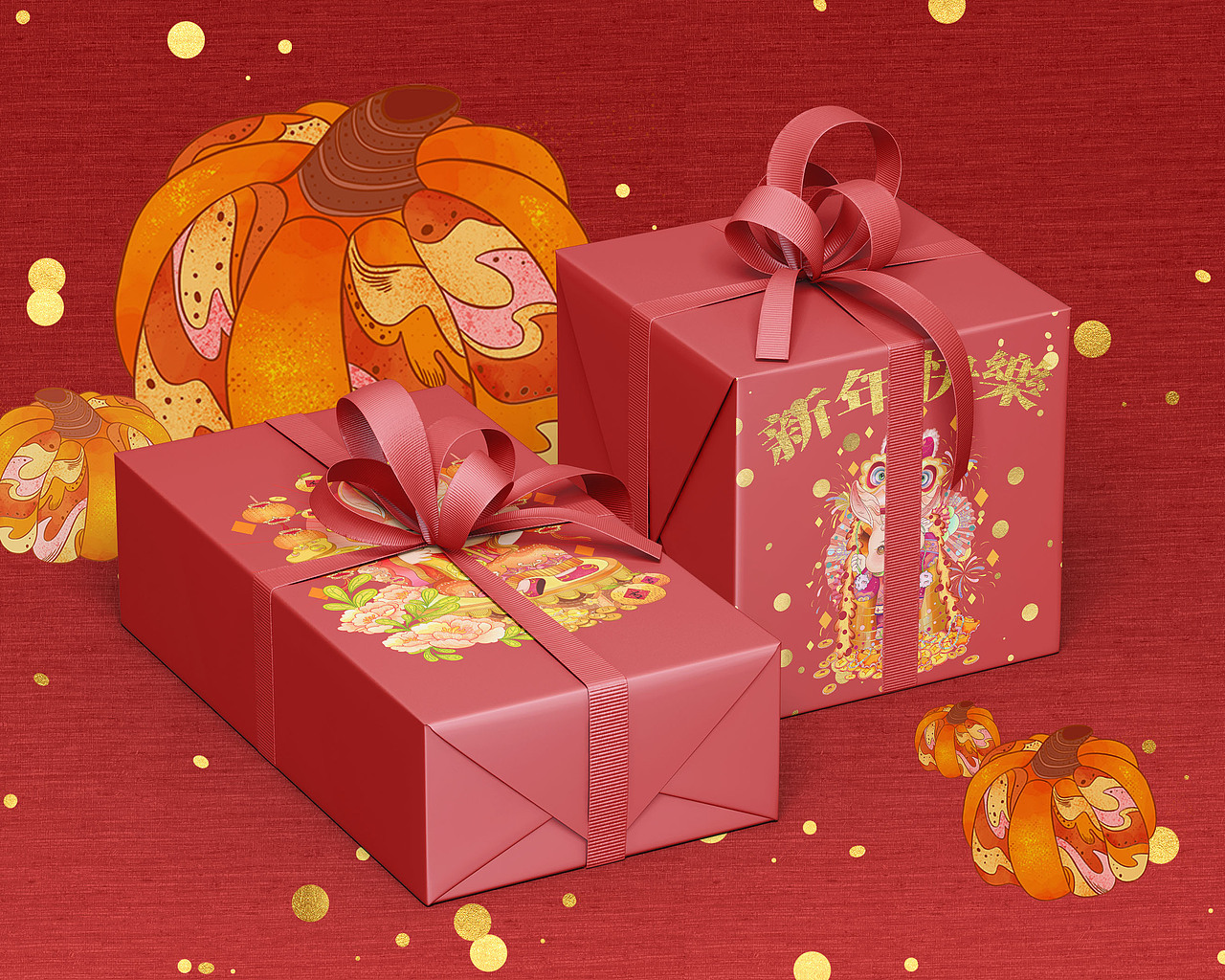 卯兔驾到——兔年主题插画