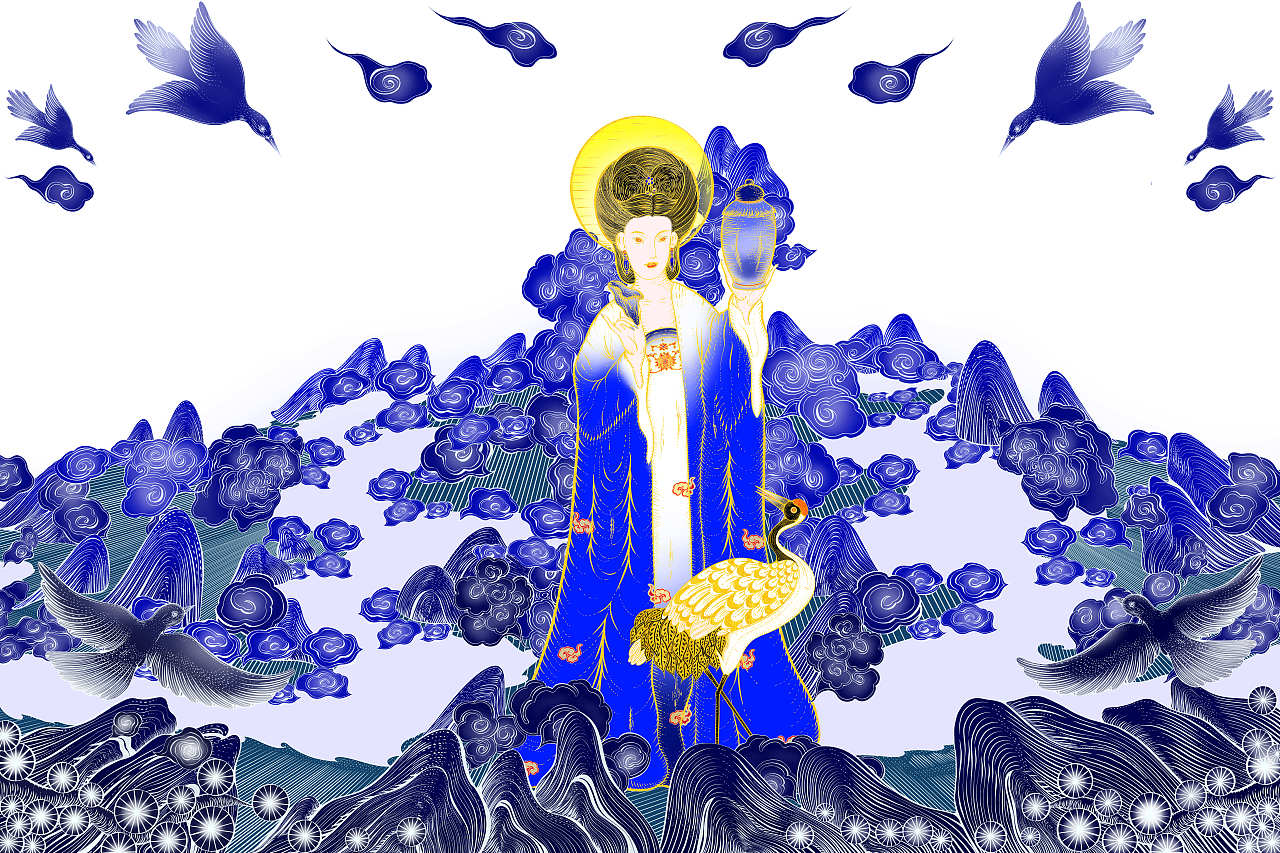 仕女与酒图（图ZMzQ4MTE4Mjc2） - 商业插画 - 站酷设计师闪电one原创素材 - 站酷ZCOOL