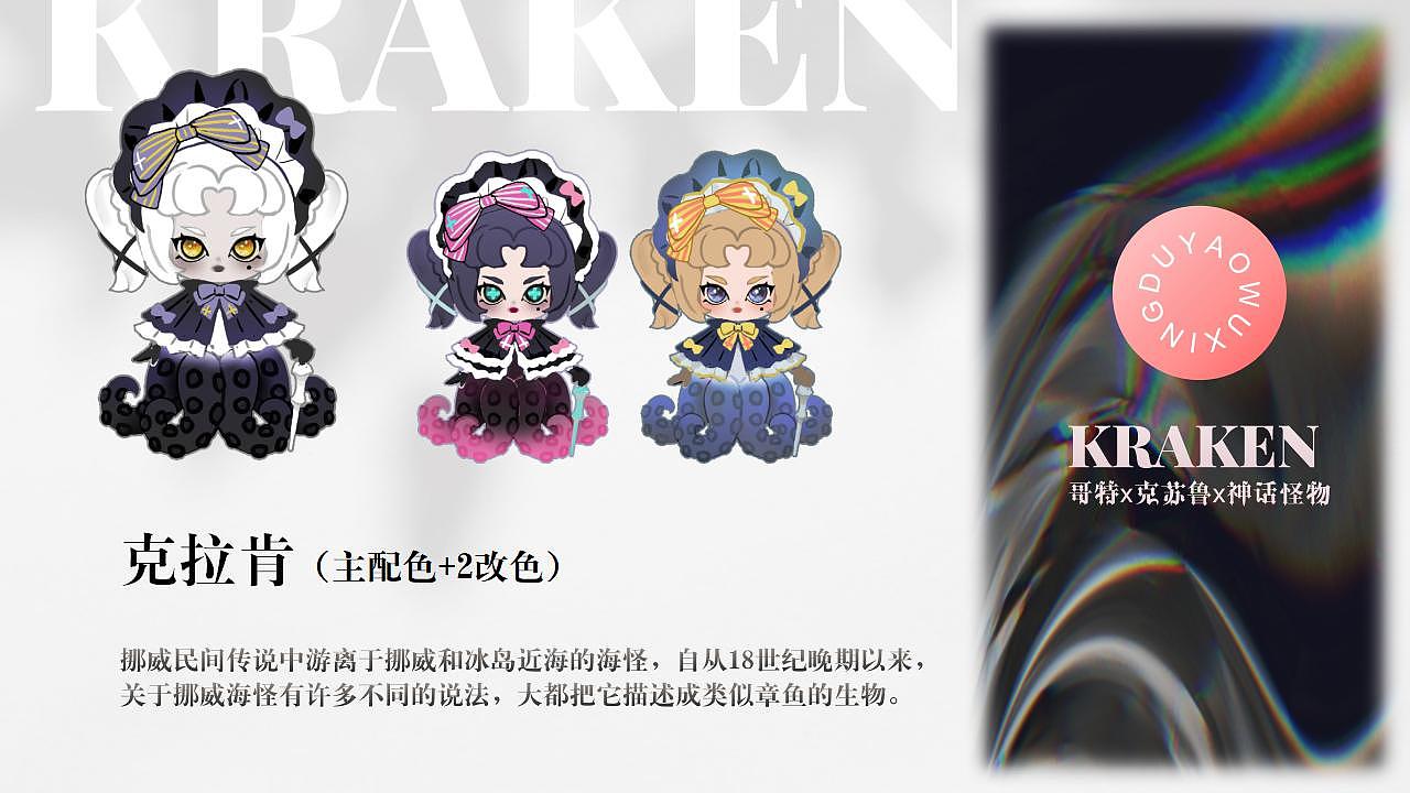 盲盒设计-神话怪物系列