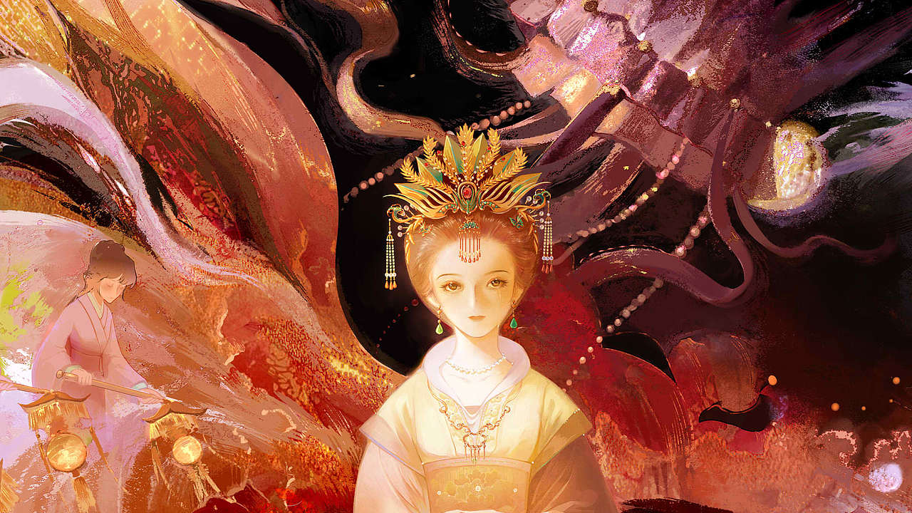 怜元春（图ZMzM0Mjg5MTE2） - 商业插画 - 站酷设计师莫菀原创素材 - 站酷ZCOOL