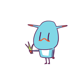 原创表情包|外星生物咕噜酱