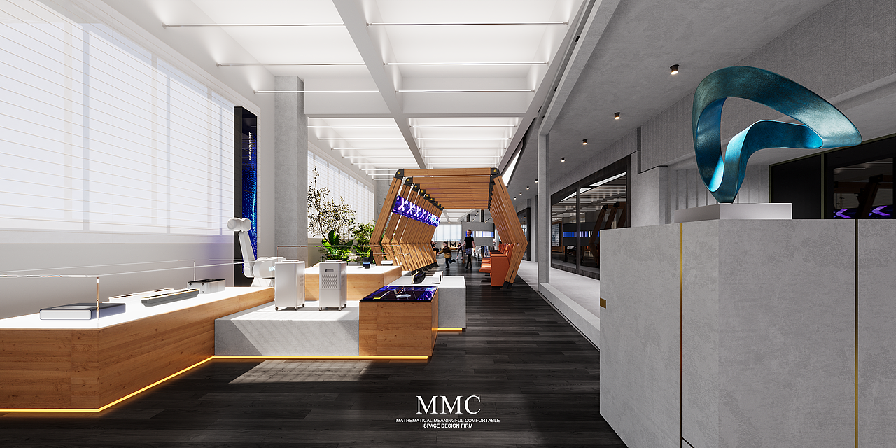 智能智造休闲区展厅一体化项目（图ZMzU0MzcwNzI4） - 展陈设计 - 站酷设计师MMC锐原创素材 - 站酷ZCOOL