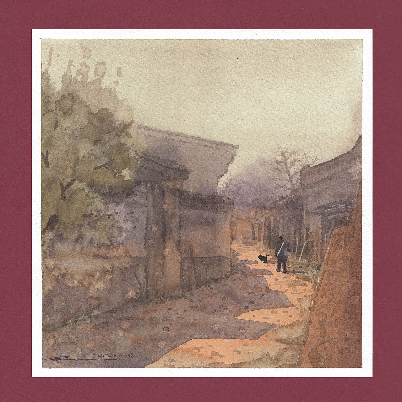 我的第56-58本画本-一人一狗的生活游记