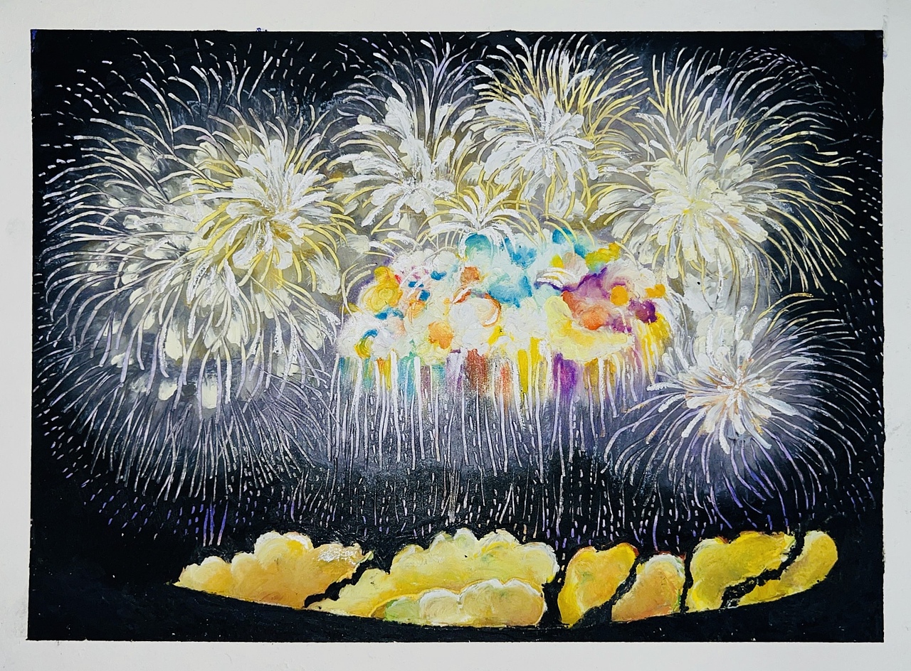 挑战用100天油画棒-第六天(附教程）（图ZMzYwOTc4NTc2） - 创作习作 - 站酷设计师沐沐也爱熊画画原创素材 - 站酷ZCOOL