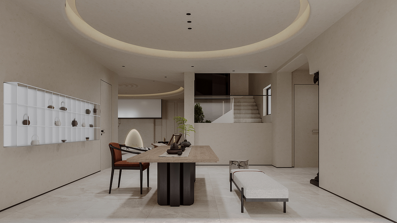 诧寂风别墅案例-艺米效果图