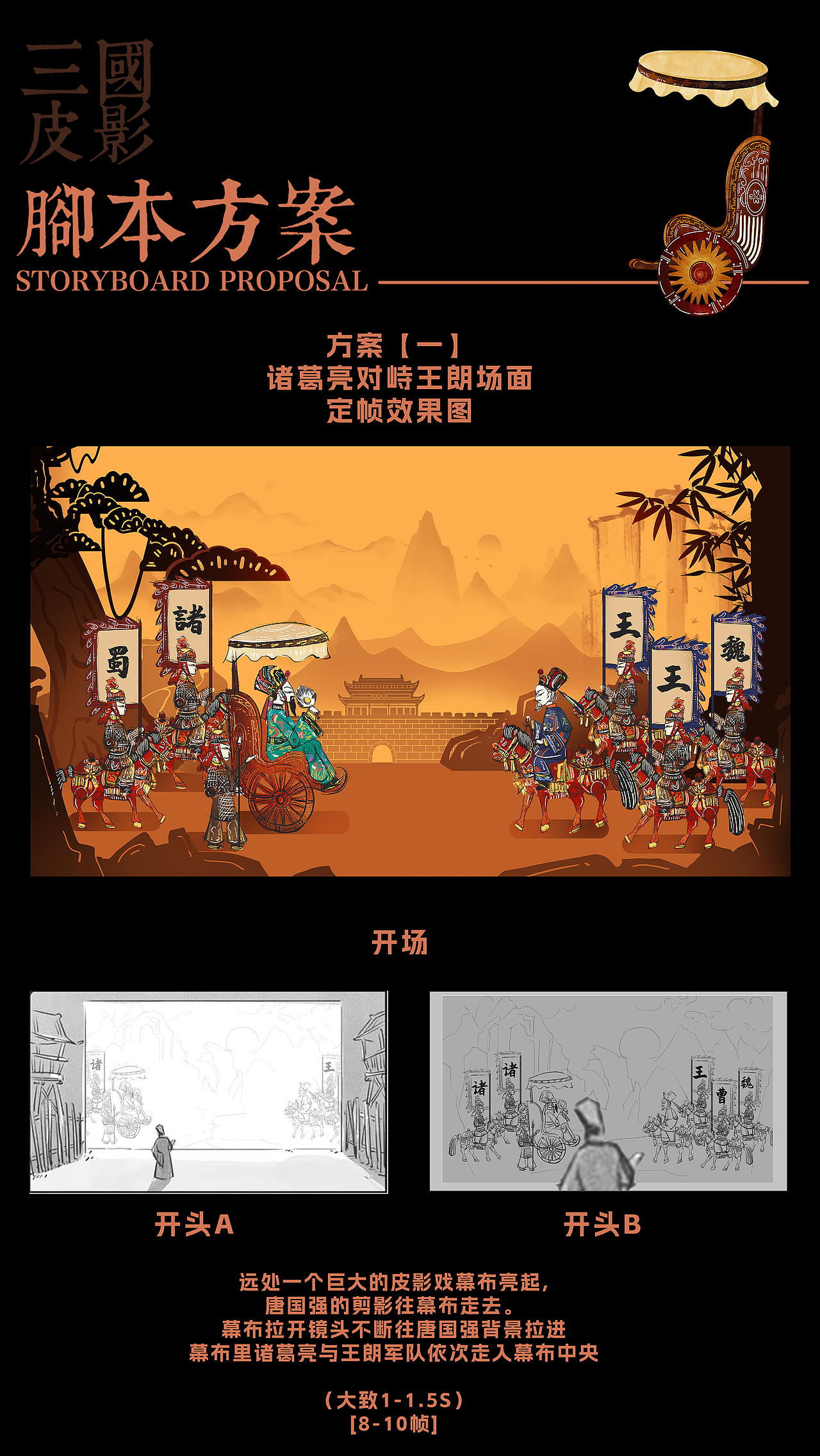 2024年卡游新年三国TVC，与唐国强共话“何为英雄”（图ZMzY0Mjg0OTM2） - 设定/分镜 - 站酷设计师墨染拾光工作室原创素材 - 站酷ZCOOL