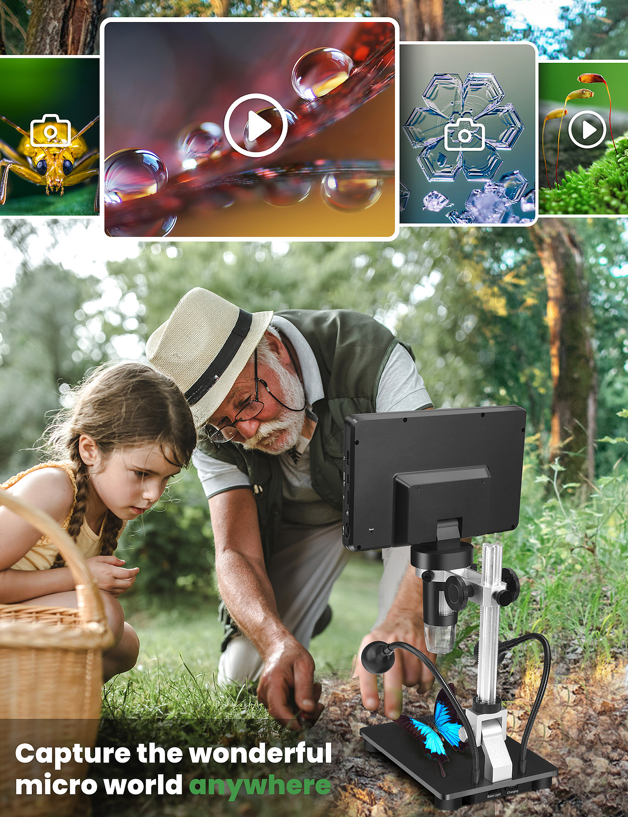 亚马逊主图 电子显微镜