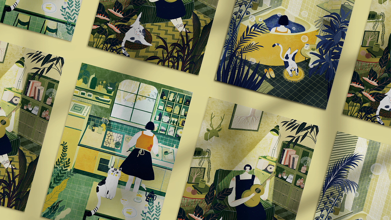 2022插画作品集（图ZMzE0MzYxNTYw） - 商业插画 - 站酷设计师卒姆托的猫原创素材 - 站酷ZCOOL