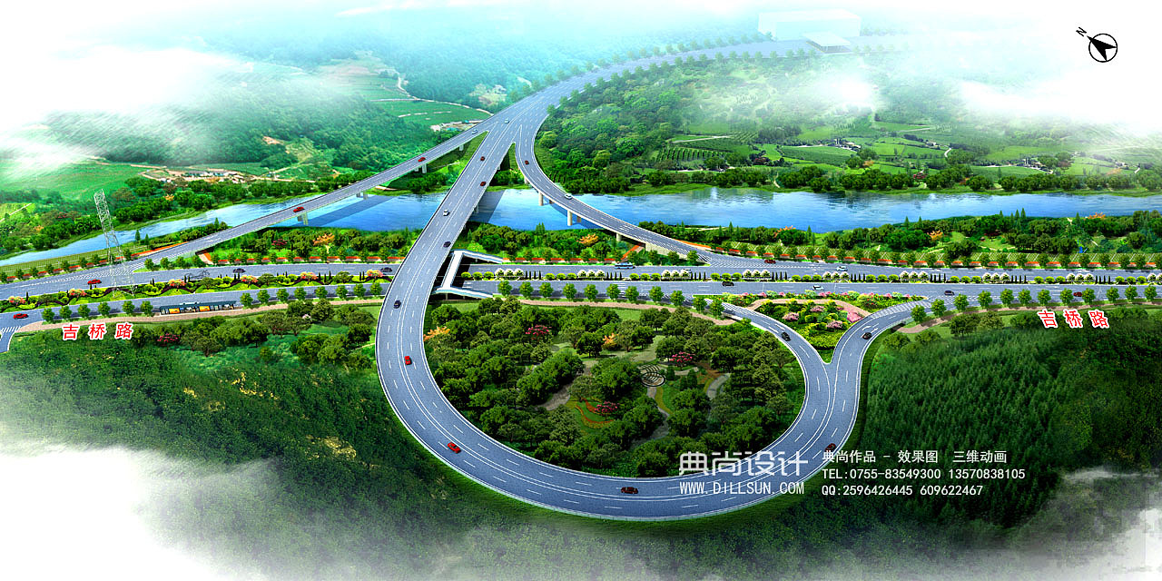 互通立交效果图1