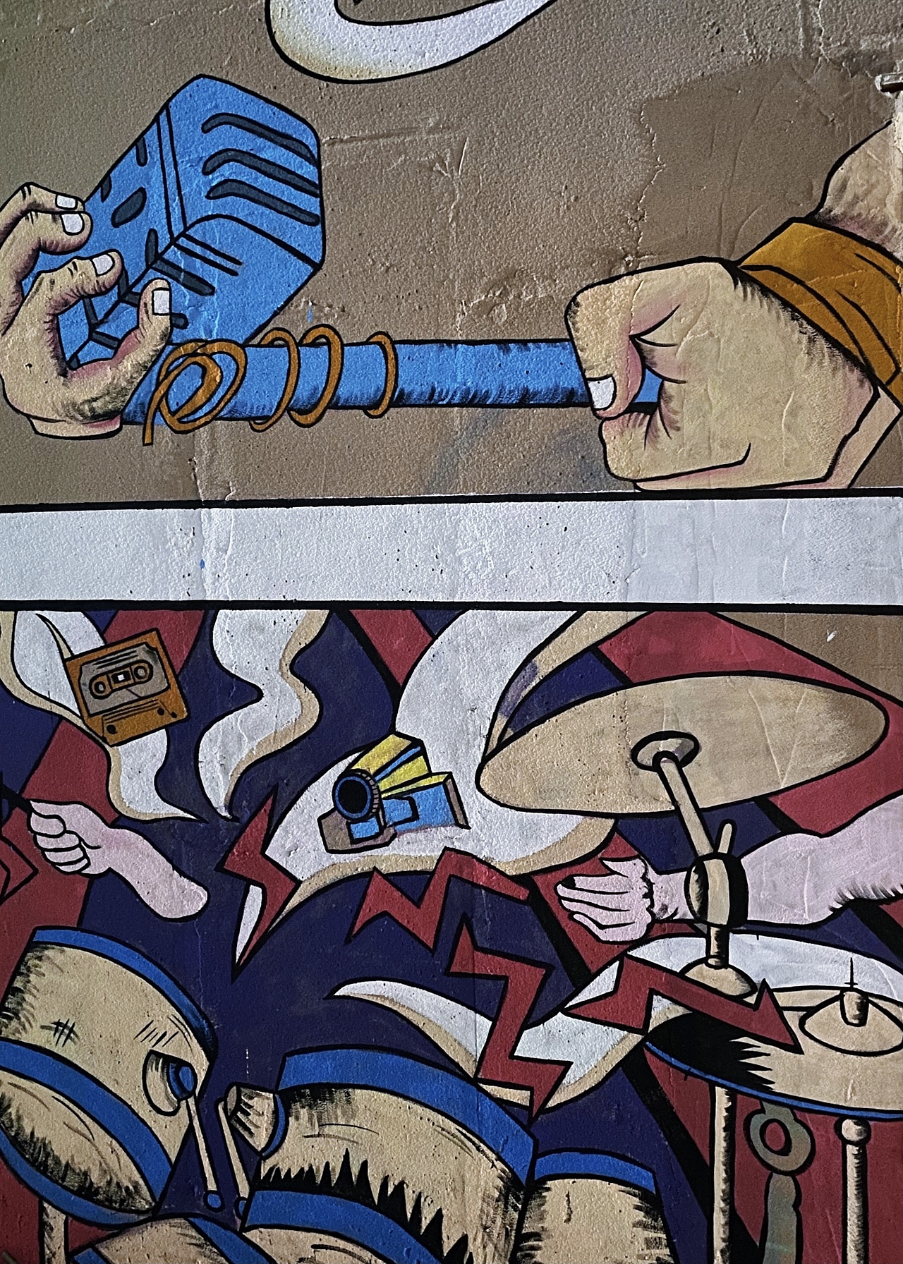 山西民谣酒吧墙绘彩绘墙体彩绘壁画涂鸦