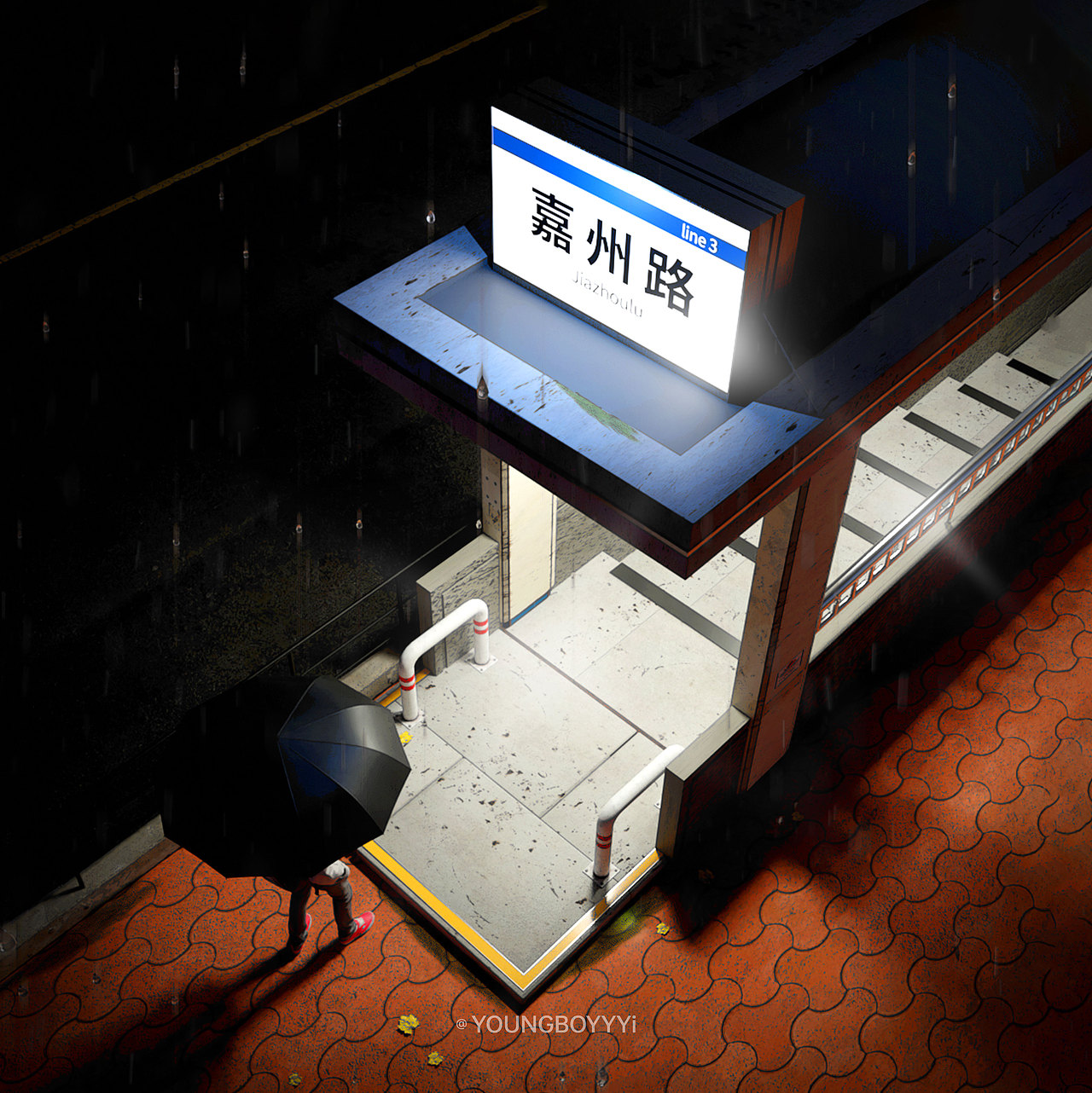 YOUNGBOYYYi专辑封面制作