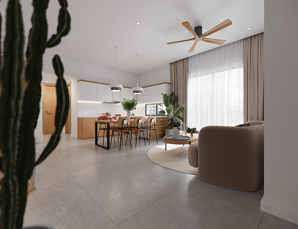 原木色与植物营造宁静的生活空间（图ZMzIxNTUwMjI4） - 家装设计 - 站酷设计师Z833118417原创素材 - 站酷ZCOOL