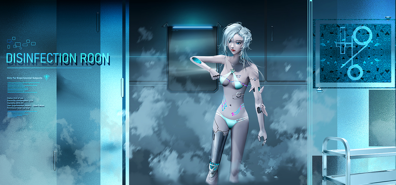 银隼_义体例行检测（图ZMzY1MjA1Mjcy） - 创作习作 - 站酷设计师cafuriay原创素材 - 站酷ZCOOL