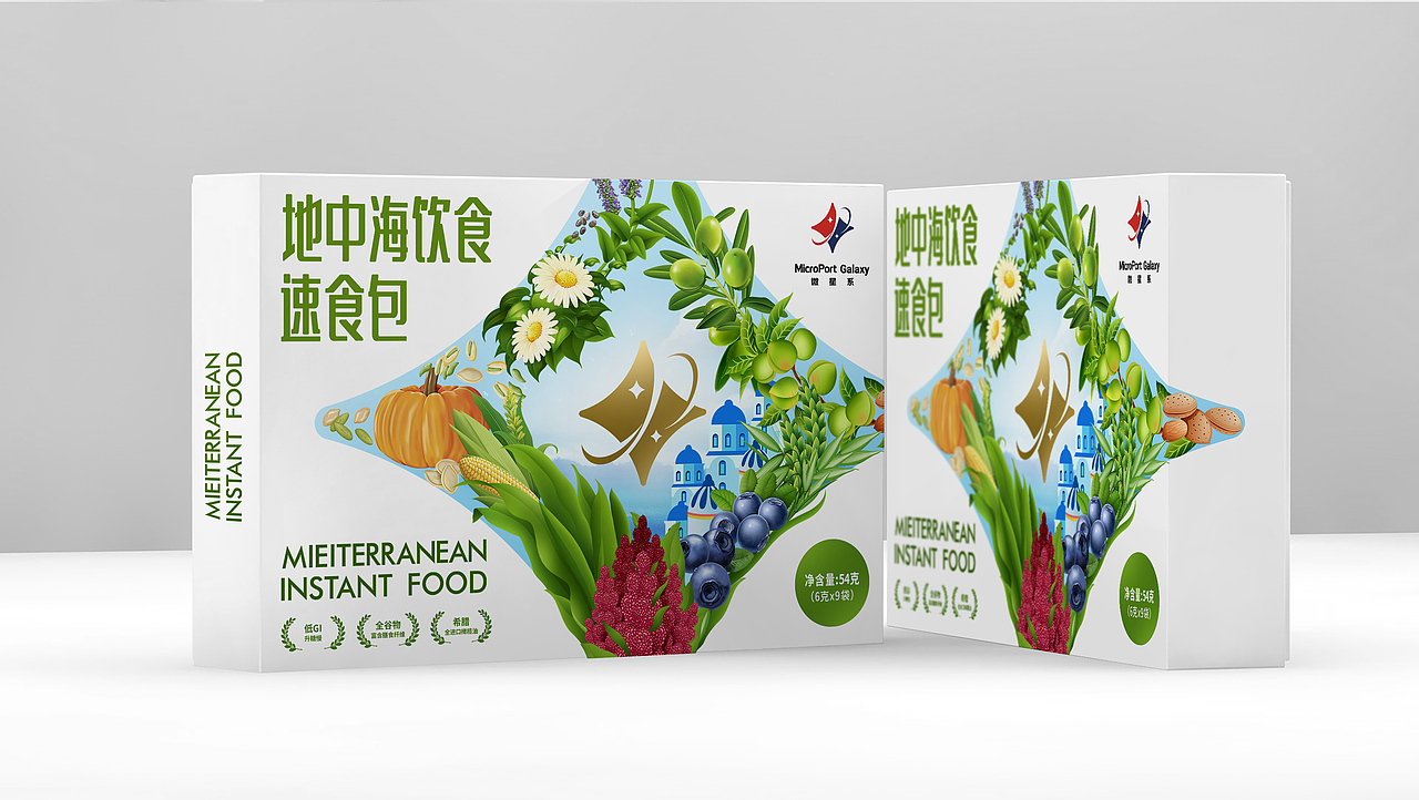 代餐包装设计|速食包|微星系