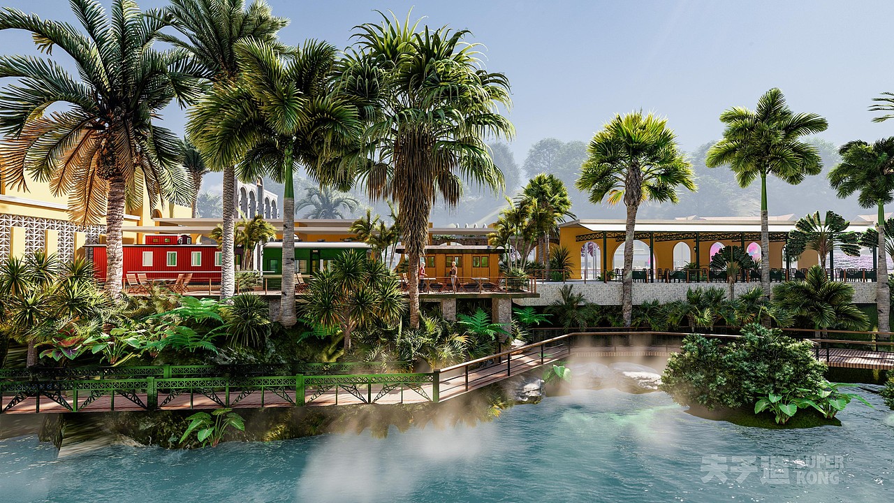 河口县河口镇八条半村特色旅游村寨（图ZMzMxMzQ0ODE2） - 景观设计 - 站酷设计师夫子造设计机构原创素材 - 站酷ZCOOL