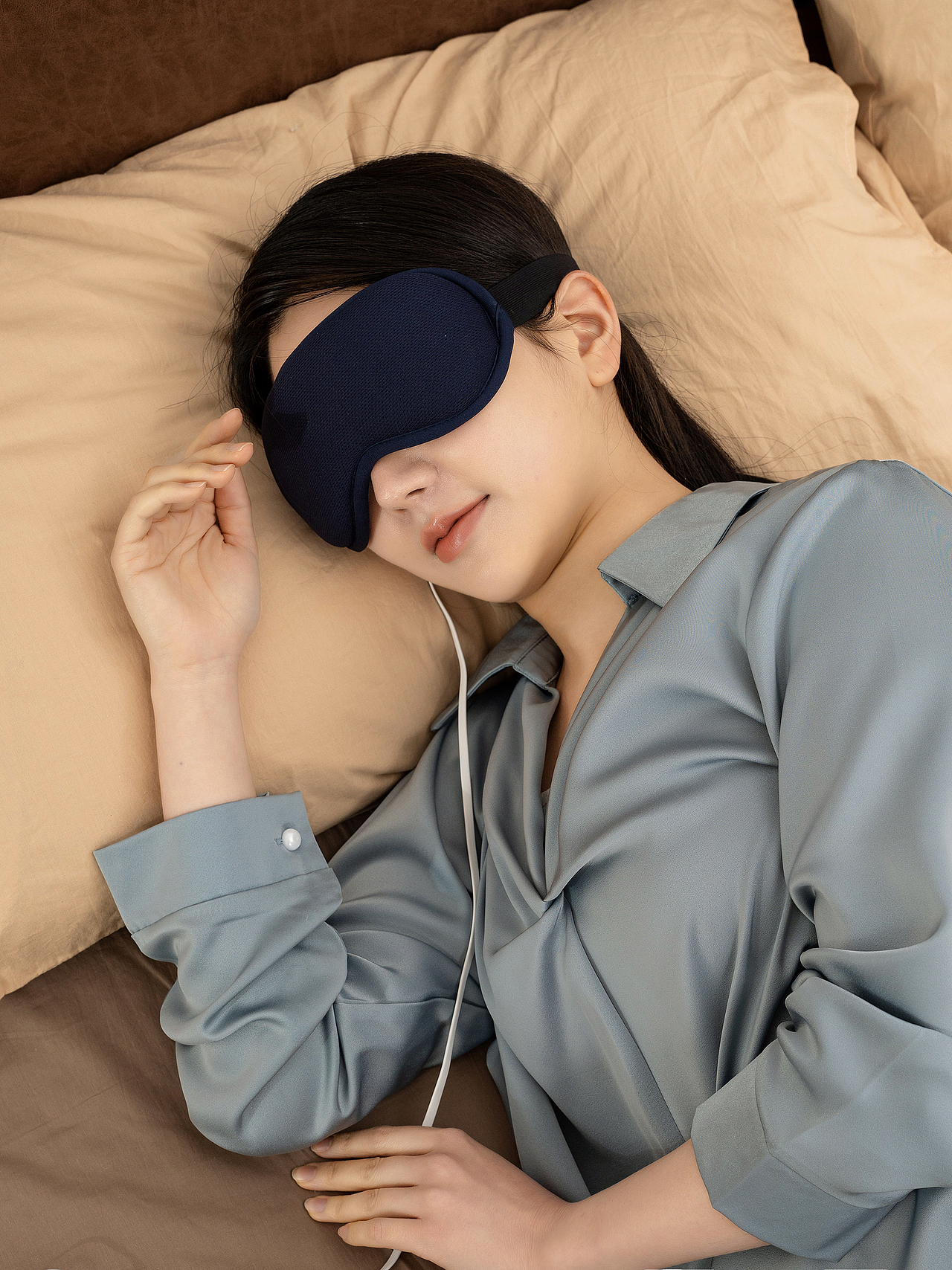 眼罩模特拍摄产品拍摄