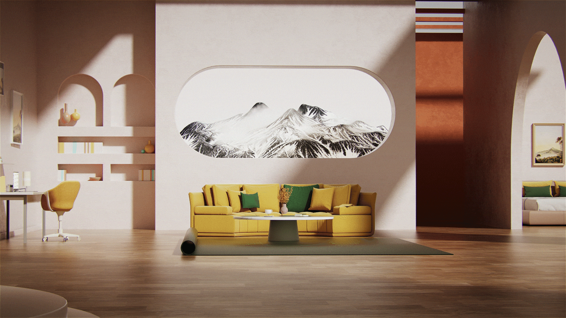 C4D家居动画练习（图ZMzUzNjQxNzk2） - 场景 - 站酷设计师BINGc原创素材 - 站酷ZCOOL