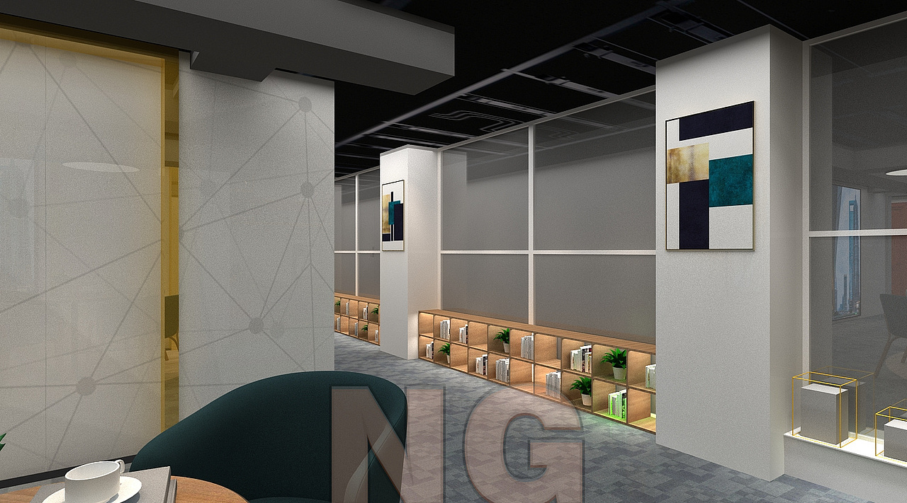 建外街道走廊文化设计3D效果图（图ZMzAyOTg4NDgw） - 场景 - 站酷设计师3D设计师NG男原创素材 - 站酷ZCOOL