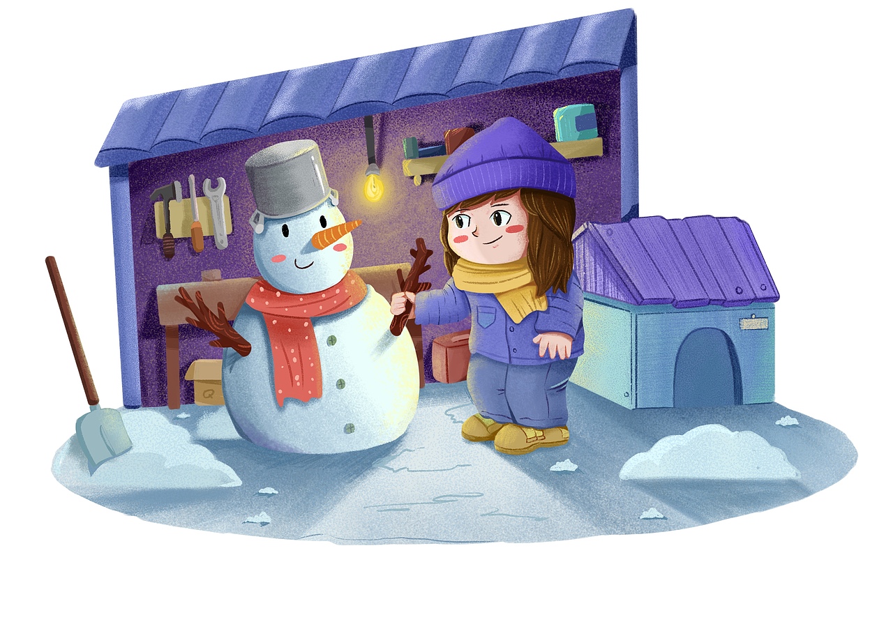 2022 上半年插画练习总结 -人物场景原创练习（图ZMzA3MzIyMDky） - 儿童插画 - 站酷设计师朱小骞art原创素材 - 站酷ZCOOL