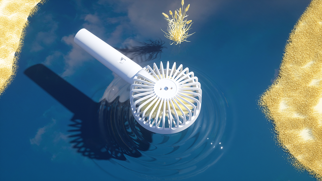 清新小风扇动画（图ZMzEwNDAyNDAw） - 动画/影视 - 站酷设计师CG_QI原创素材 - 站酷ZCOOL