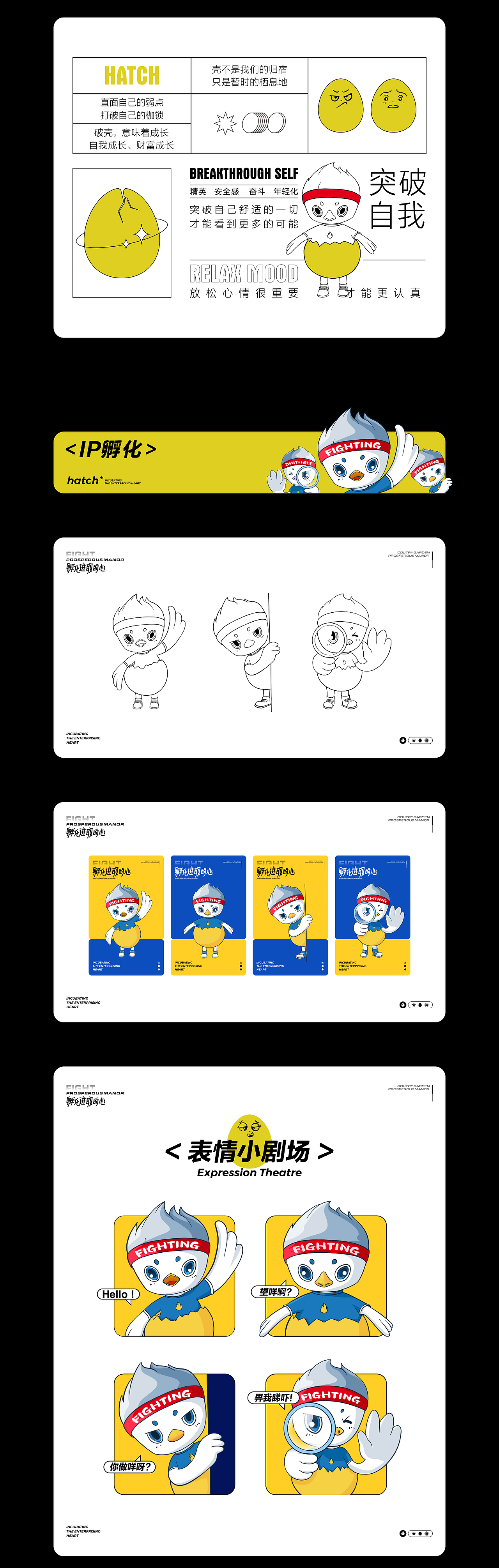 地产小户型公寓项目ip形象设计提案——蛋星人