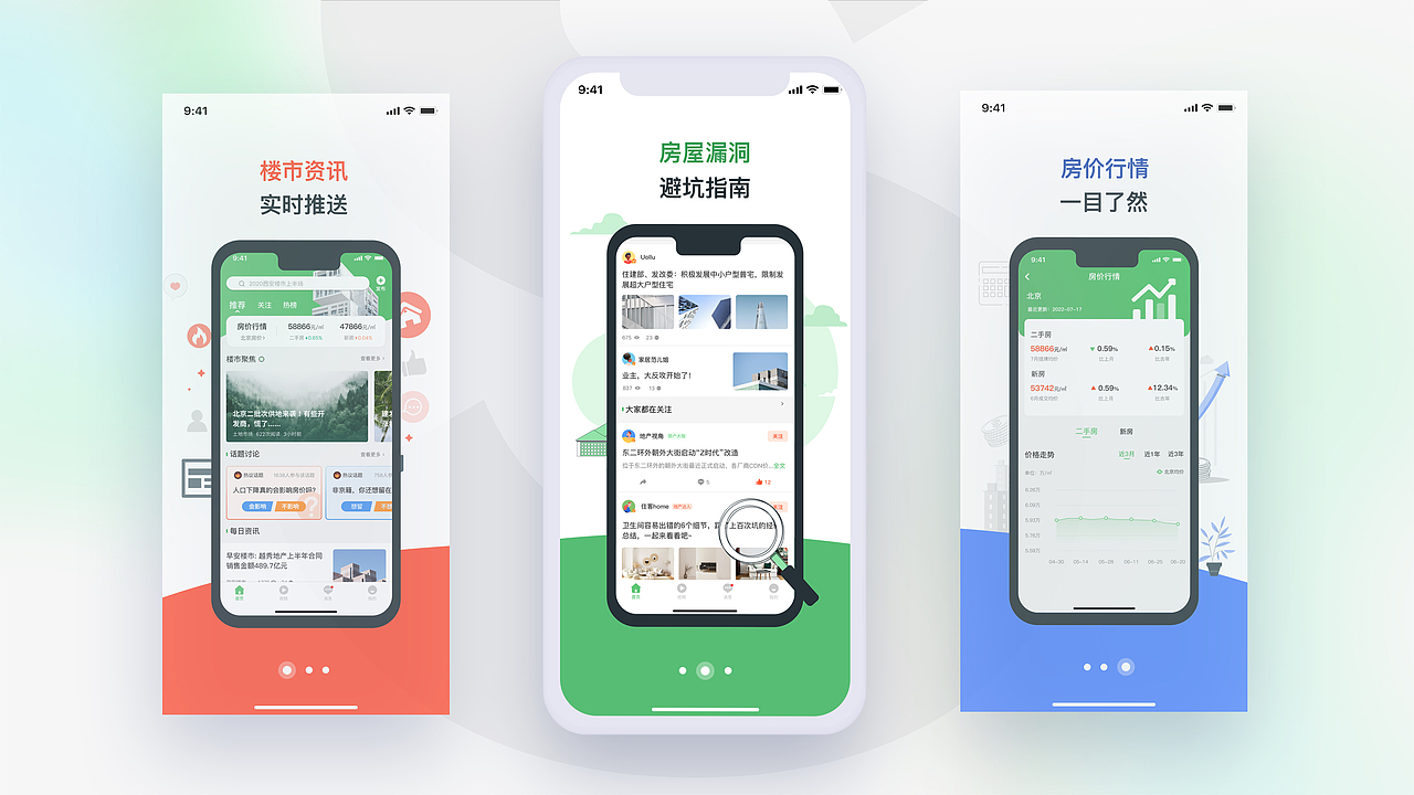 看点房-资讯APP（图ZMzE0NTAwNjcy） - APP界面 - 站酷设计师Henry_2019原创素材 - 站酷ZCOOL