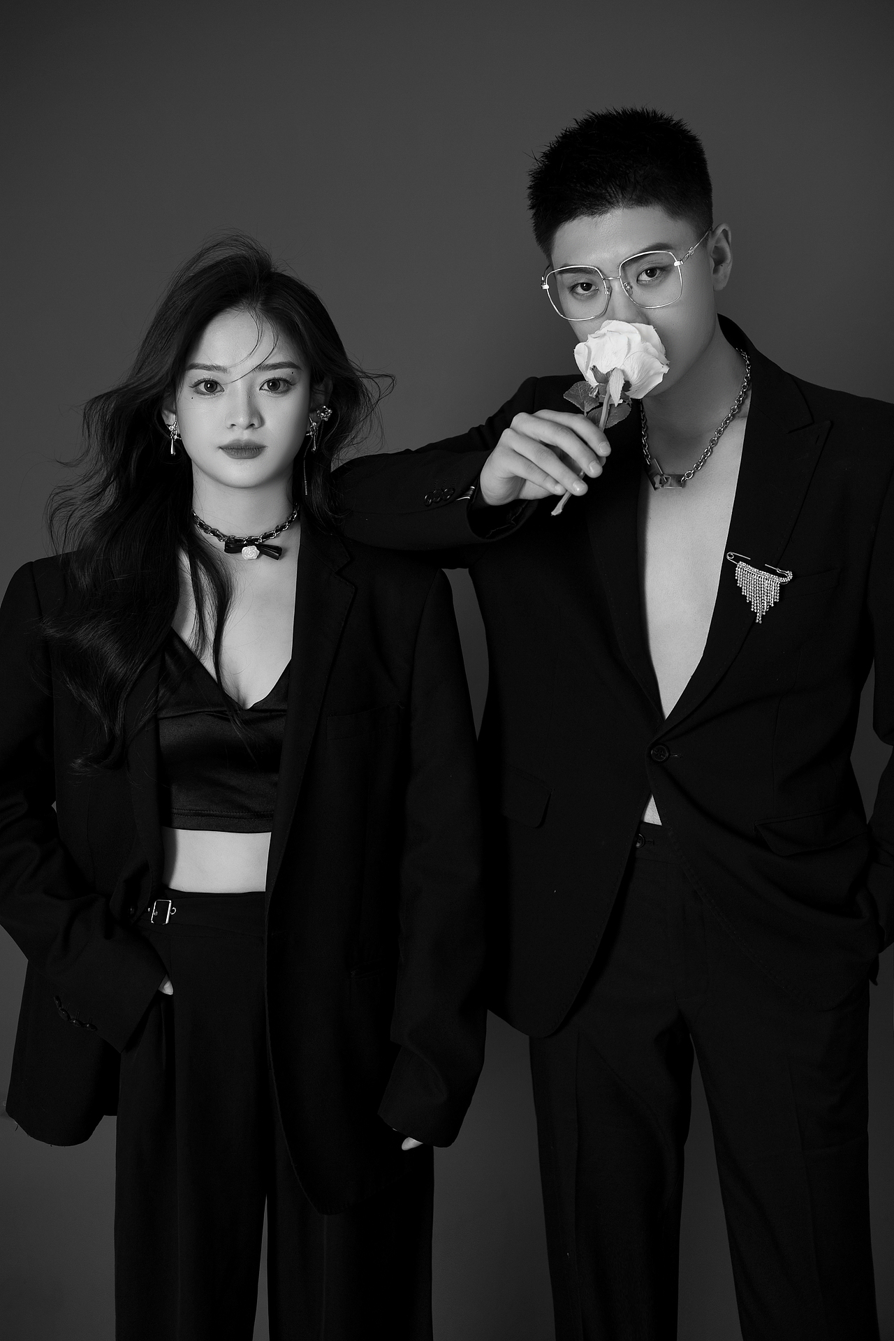 琪琪和鹏飞的婚照