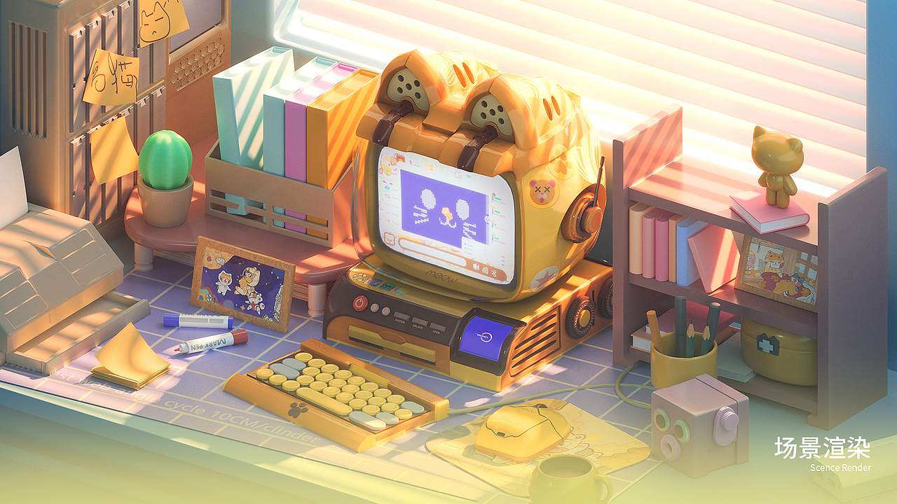 《喵的电脑》IP设计+动画（图ZMzU1NzM3ODYw） - 动画/影视 - 站酷设计师Ninmon_tree原创素材 - 站酷ZCOOL