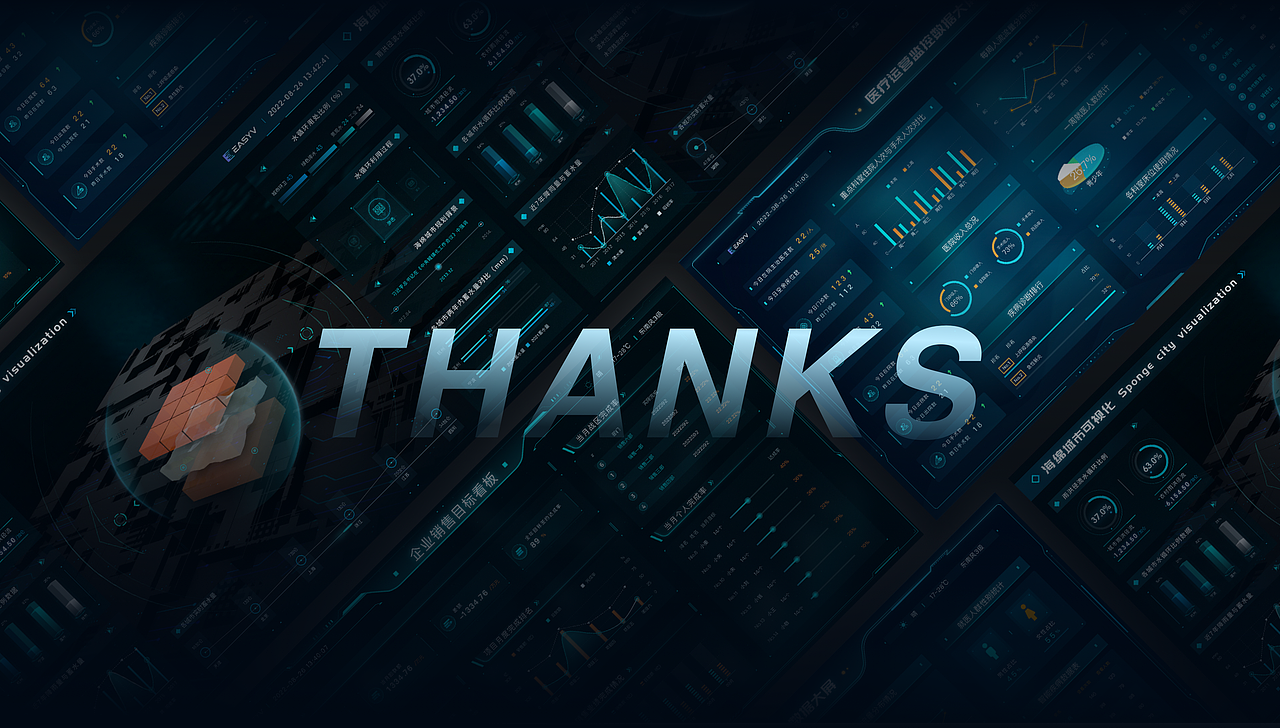 EasyV数据可视化盘点|智慧城市、智慧医疗、智慧零售