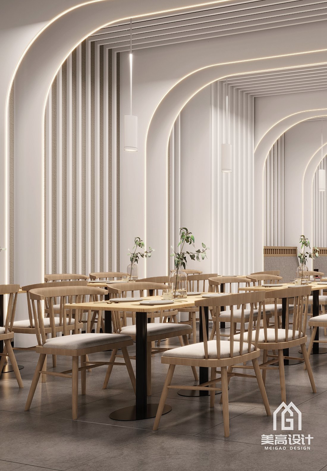 泉州师范学院食堂装修设计（图ZMzUzMTUzMTA0） - 酒店餐饮设计 - 站酷设计师广州美高设计原创素材 - 站酷ZCOOL