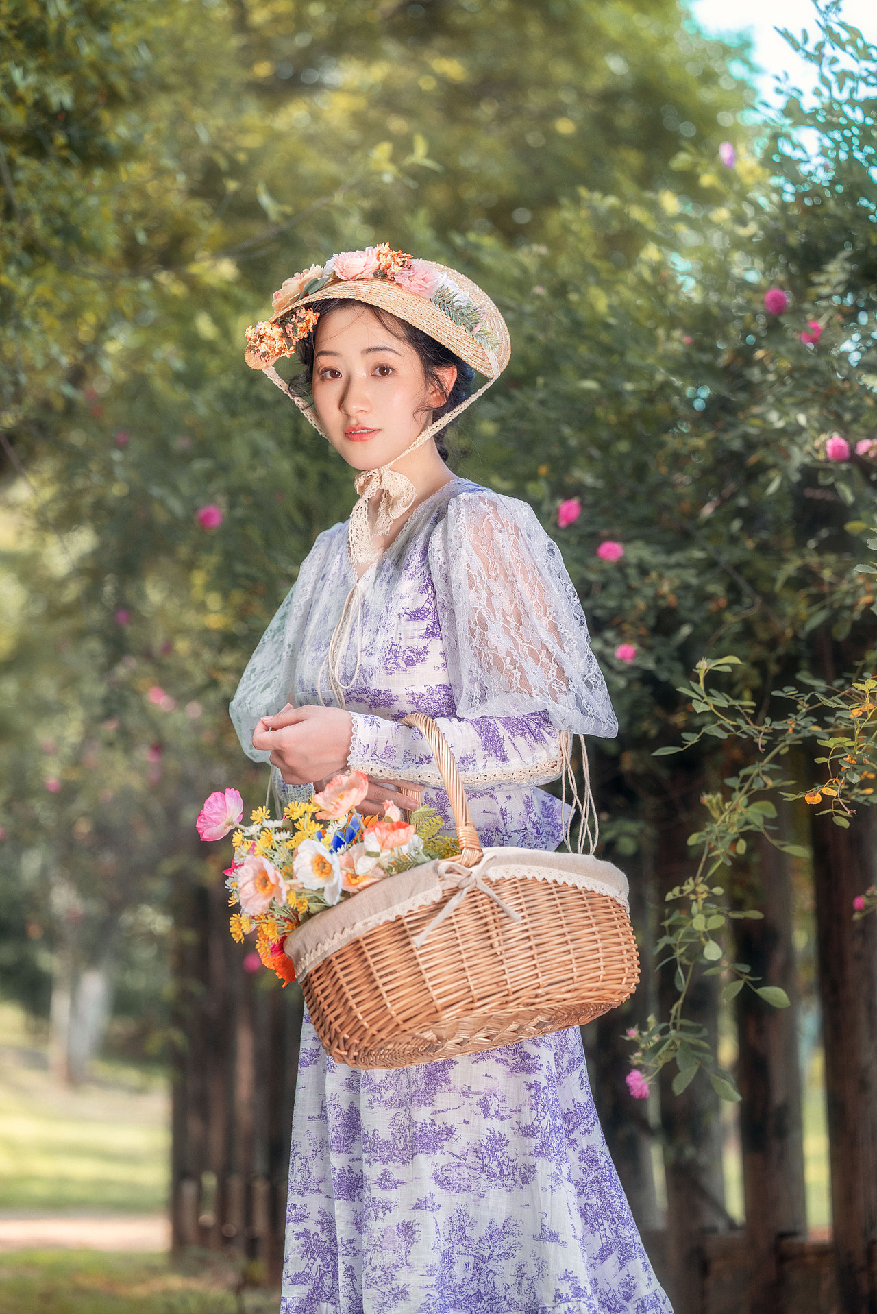 花园漫步（图ZMzE1MTM3NjAw） - 人像摄影 - 站酷设计师糊涂仙人LEO原创素材 - 站酷ZCOOL