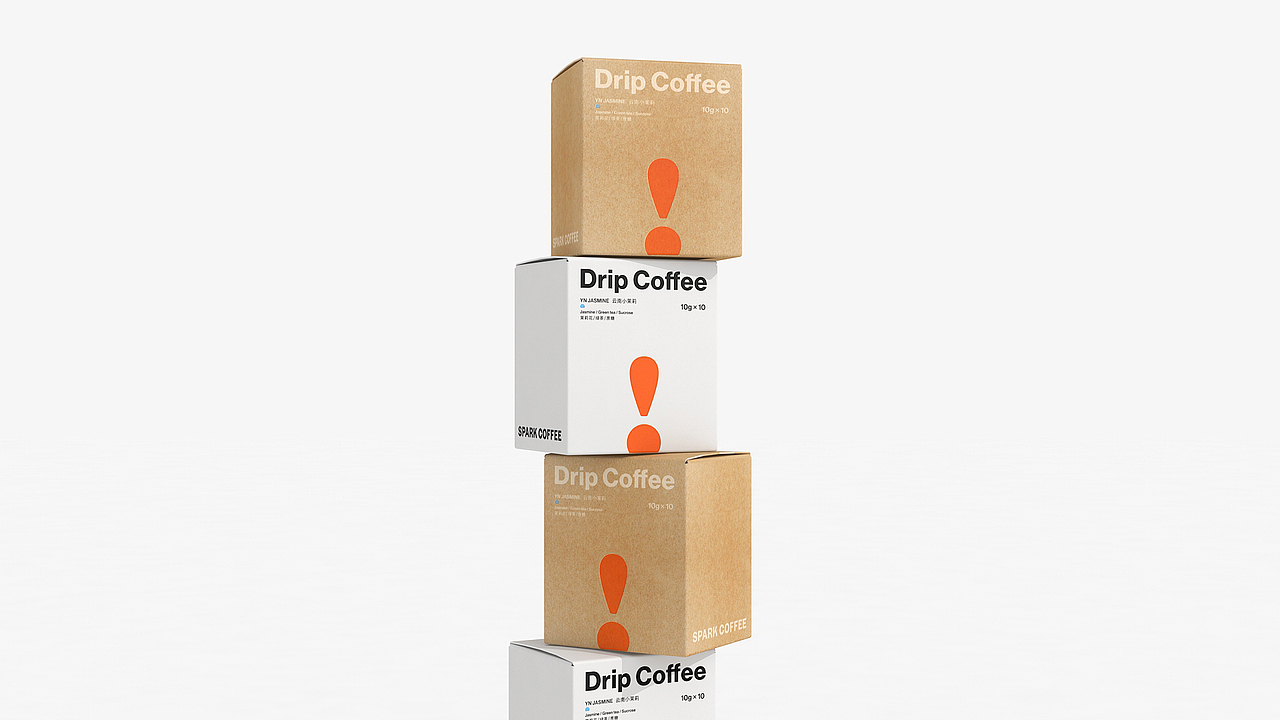有光 SPARK 咖啡品牌vi设计|咖啡包装设计