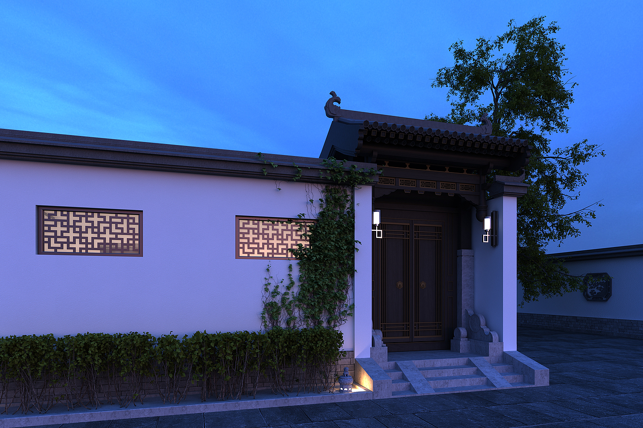 中式庭院（图ZMzExMzQ2MjQ0） - 建筑/空间 - 站酷设计师ALIMSURANA原创素材 - 站酷ZCOOL