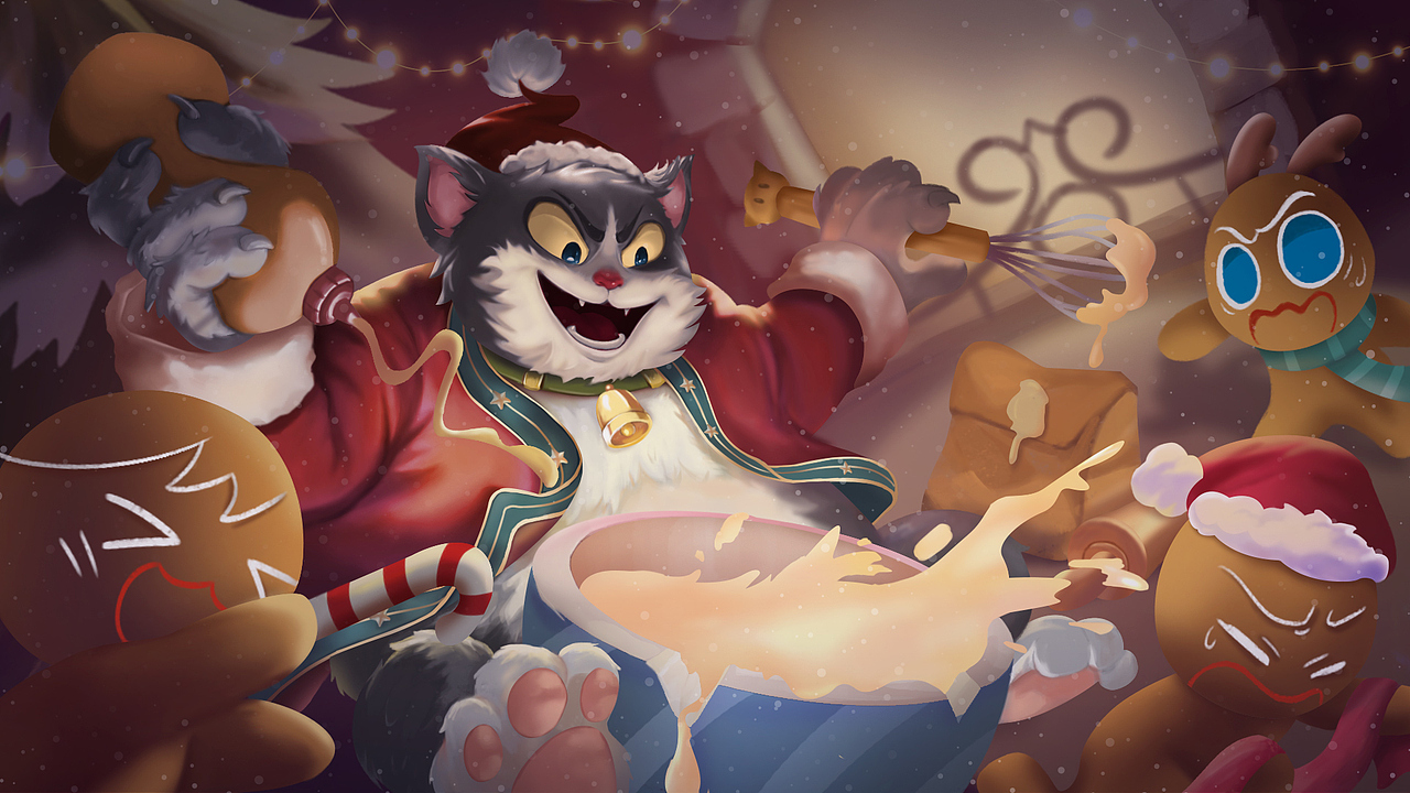 圣诞节来捣蛋（图ZMzI1NjY4MzY0） - 游戏原画 - 站酷设计师虾饺有几只虾原创素材 - 站酷ZCOOL