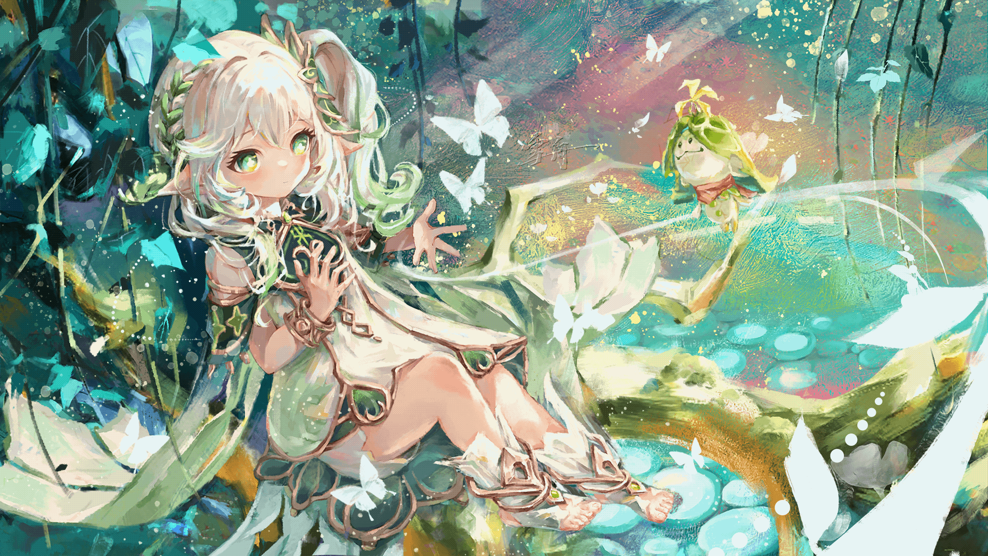 纳西妲（图ZMzU0MDU5NTQ4） - 艺术插画 - 站酷设计师雪舟_原创素材 - 站酷ZCOOL