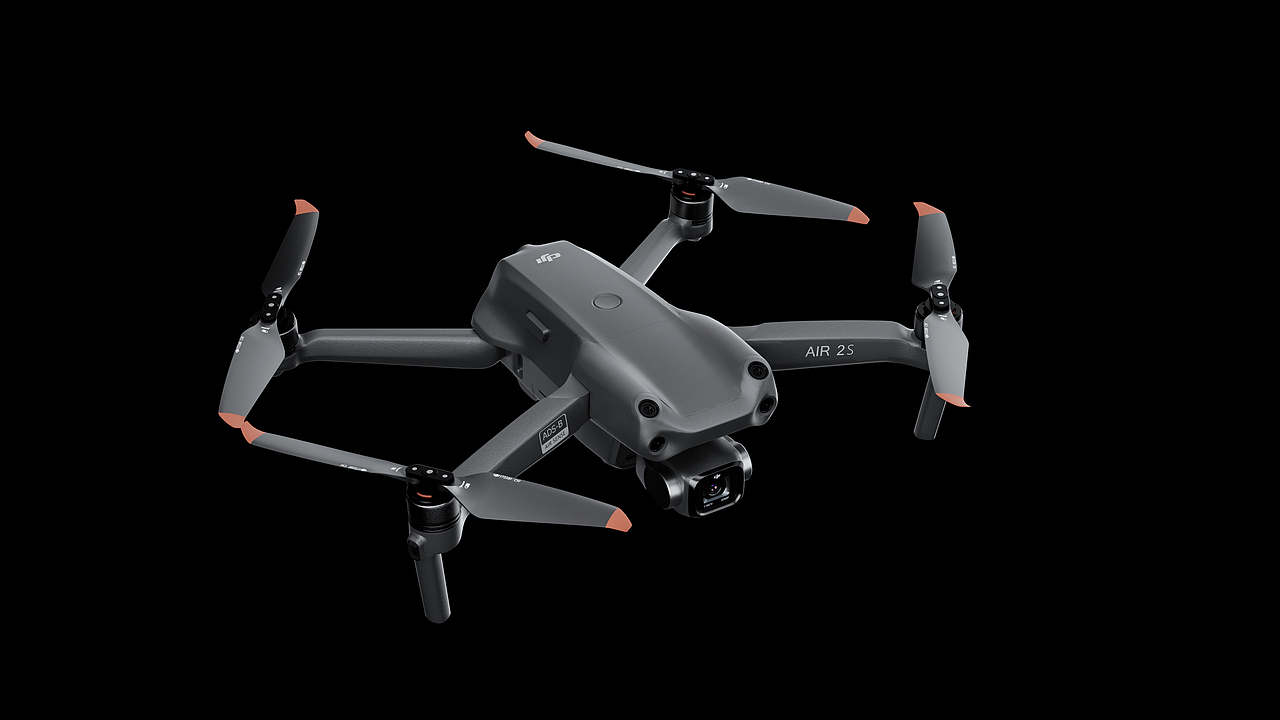 DJI Air 2S 写实渲染