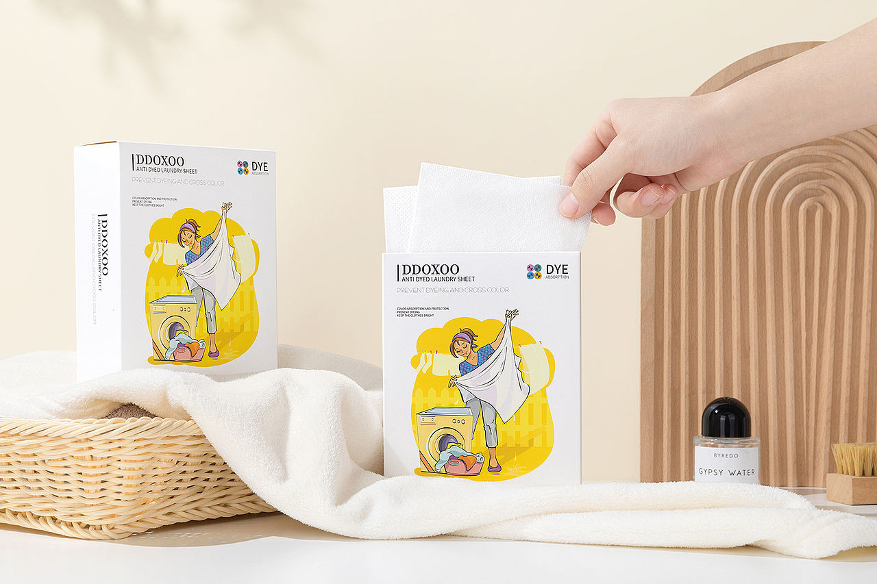 产品修图 | 洗衣机防串染吸色片（图ZMzYxOTYxMTQ0） - 修图/后期 - 站酷设计师okooo原创素材 - 站酷ZCOOL