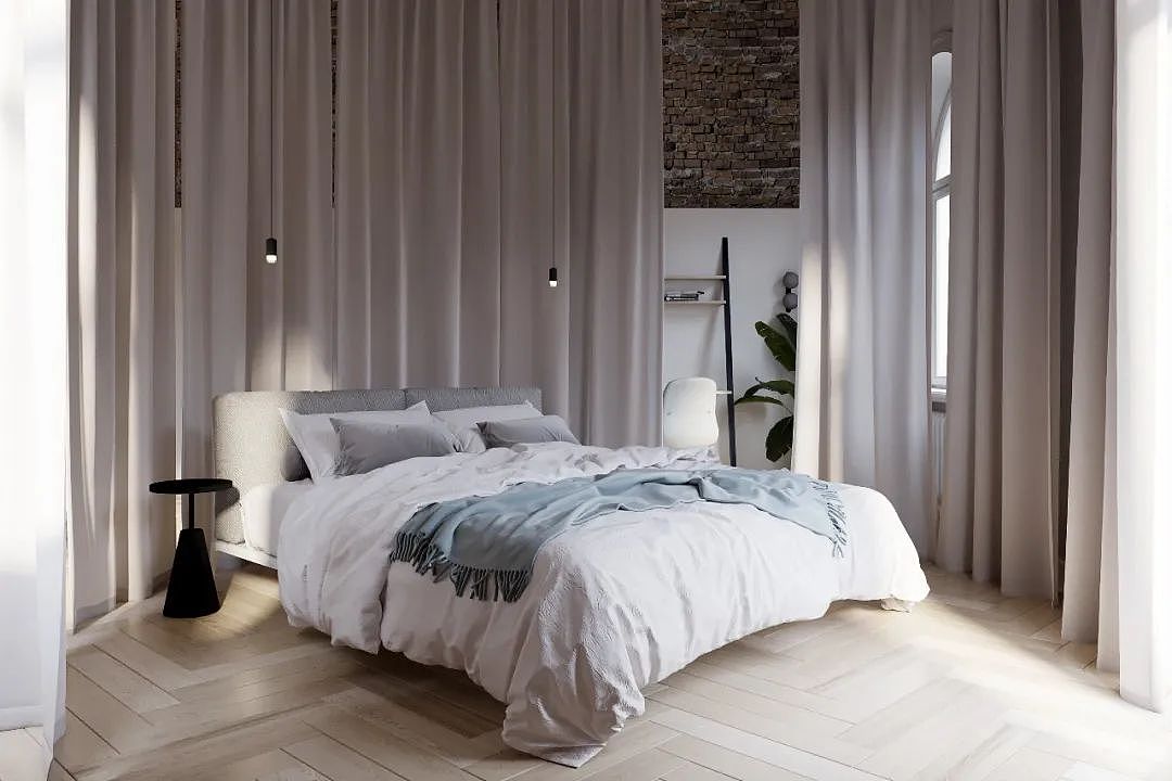 87㎡ 简约公寓,巧用复古元素装出现代感!