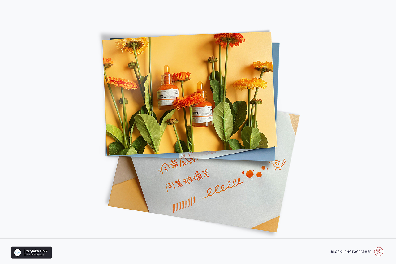 BLO|手写商拍|冷萃墨水·金盏花