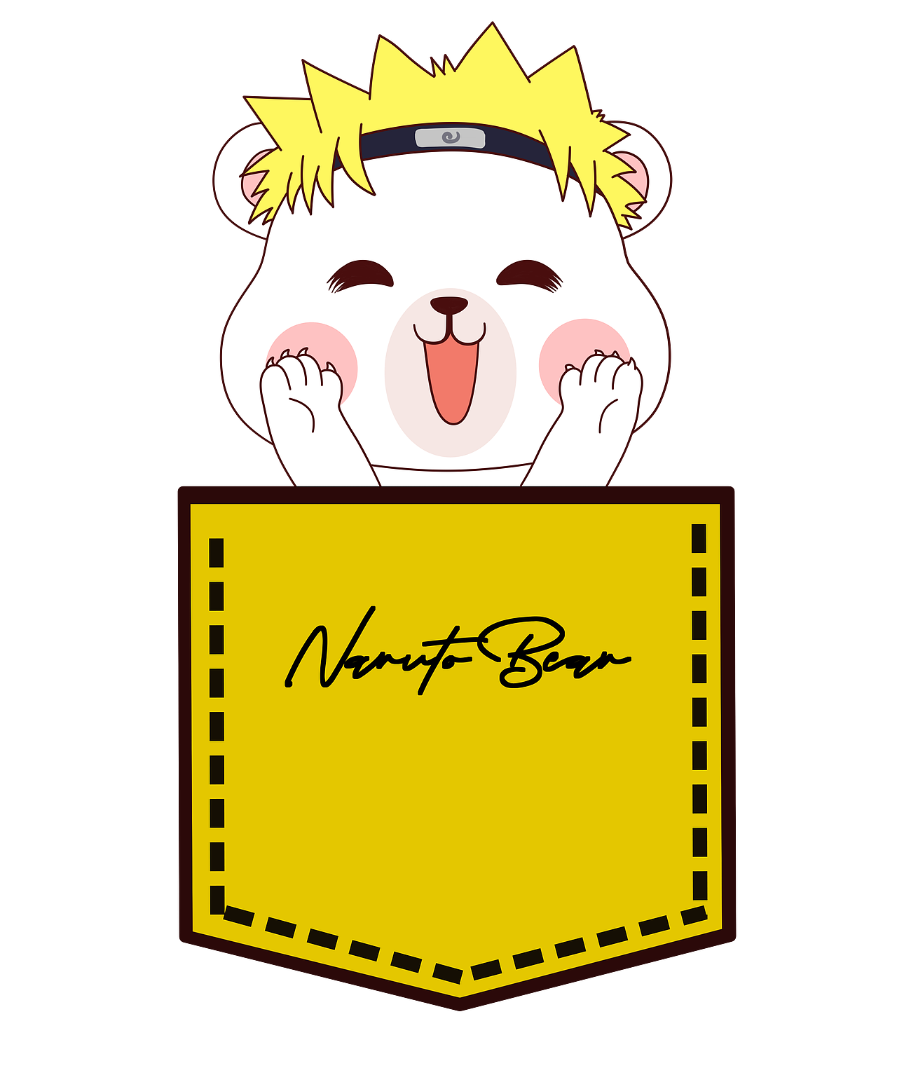 火影熊童装服装印花设计