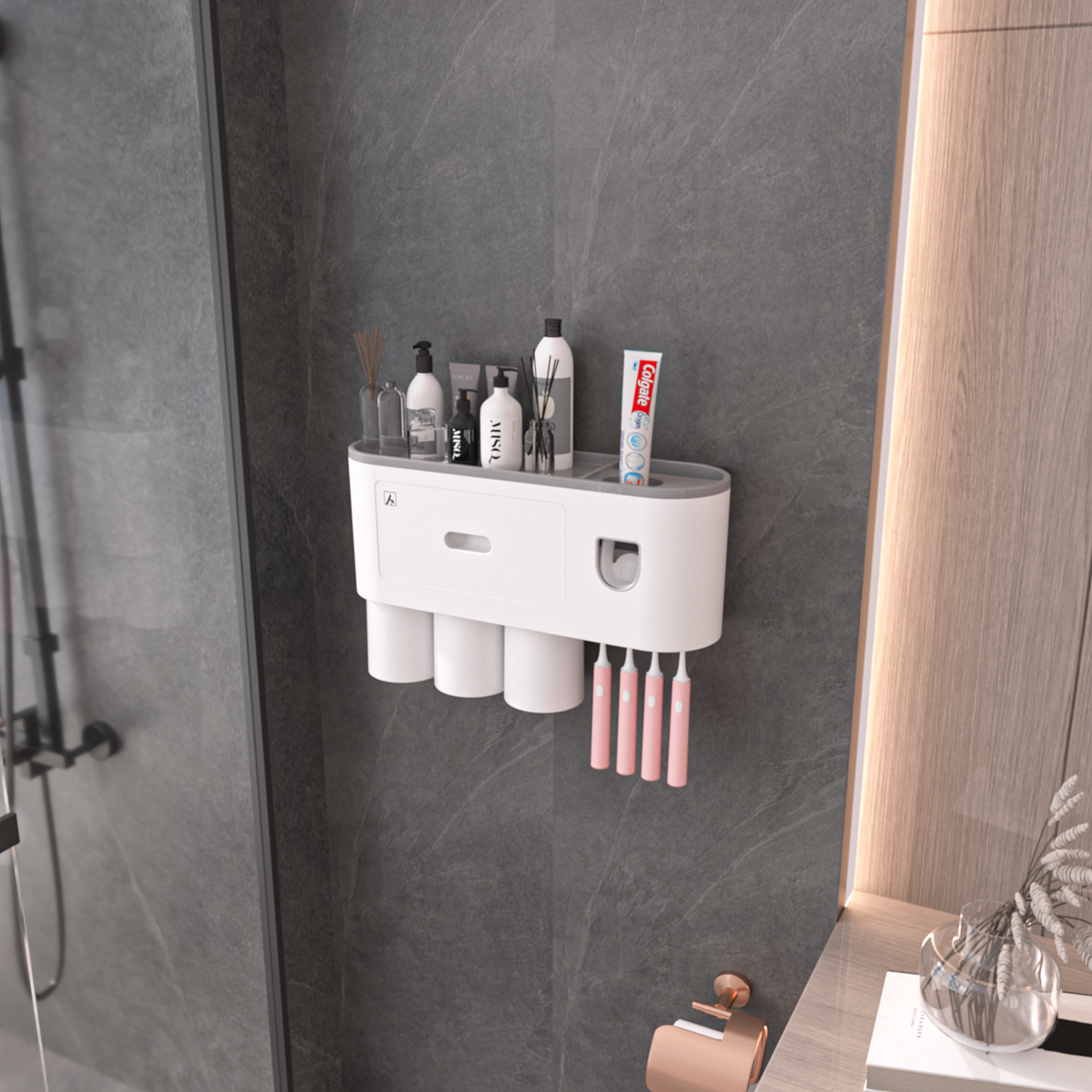 牙刷架渲染【合作】