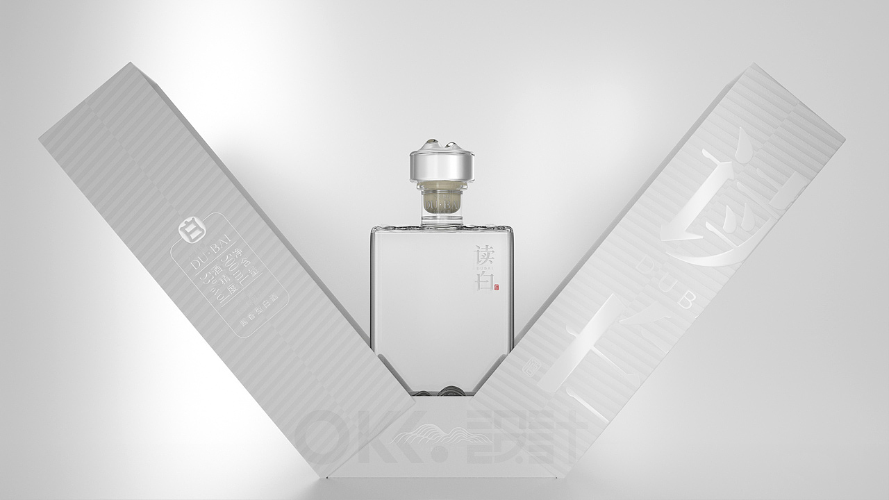 简约风白酒包装设计：读白酱酒新品设计（图ZMjk3ODMwMjMy） - 包装 - 站酷设计师OKK设计原创素材 - 站酷ZCOOL