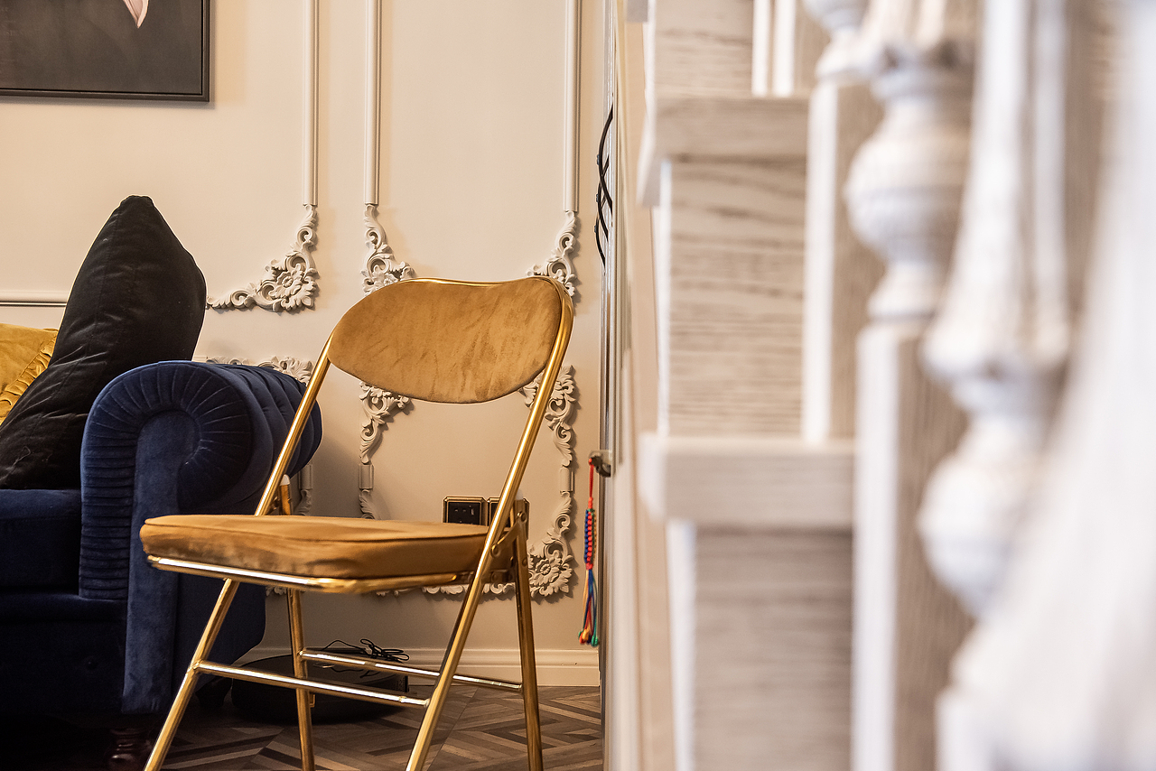 80㎡复式，浓郁的法式复古风袭来（图ZMzMxMzMyOTcy） - 家装设计 - 站酷设计师马小晴晴小马原创素材 - 站酷ZCOOL