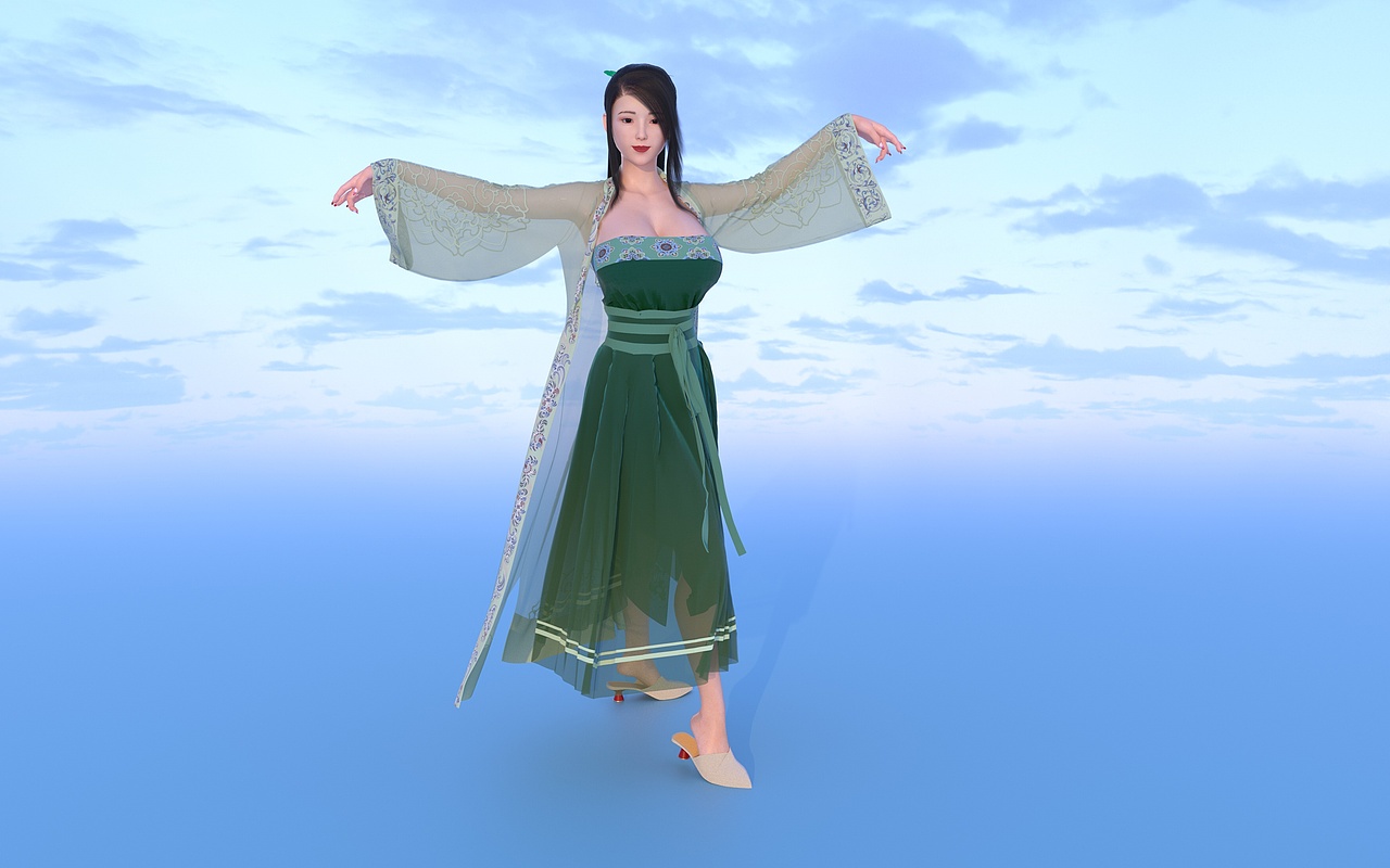 想要欣赏妾身的舞姿吗？（图ZMzI3MjIzMTA0） - 人物/生物 - 站酷设计师奥拓ABKLS原创素材 - 站酷ZCOOL