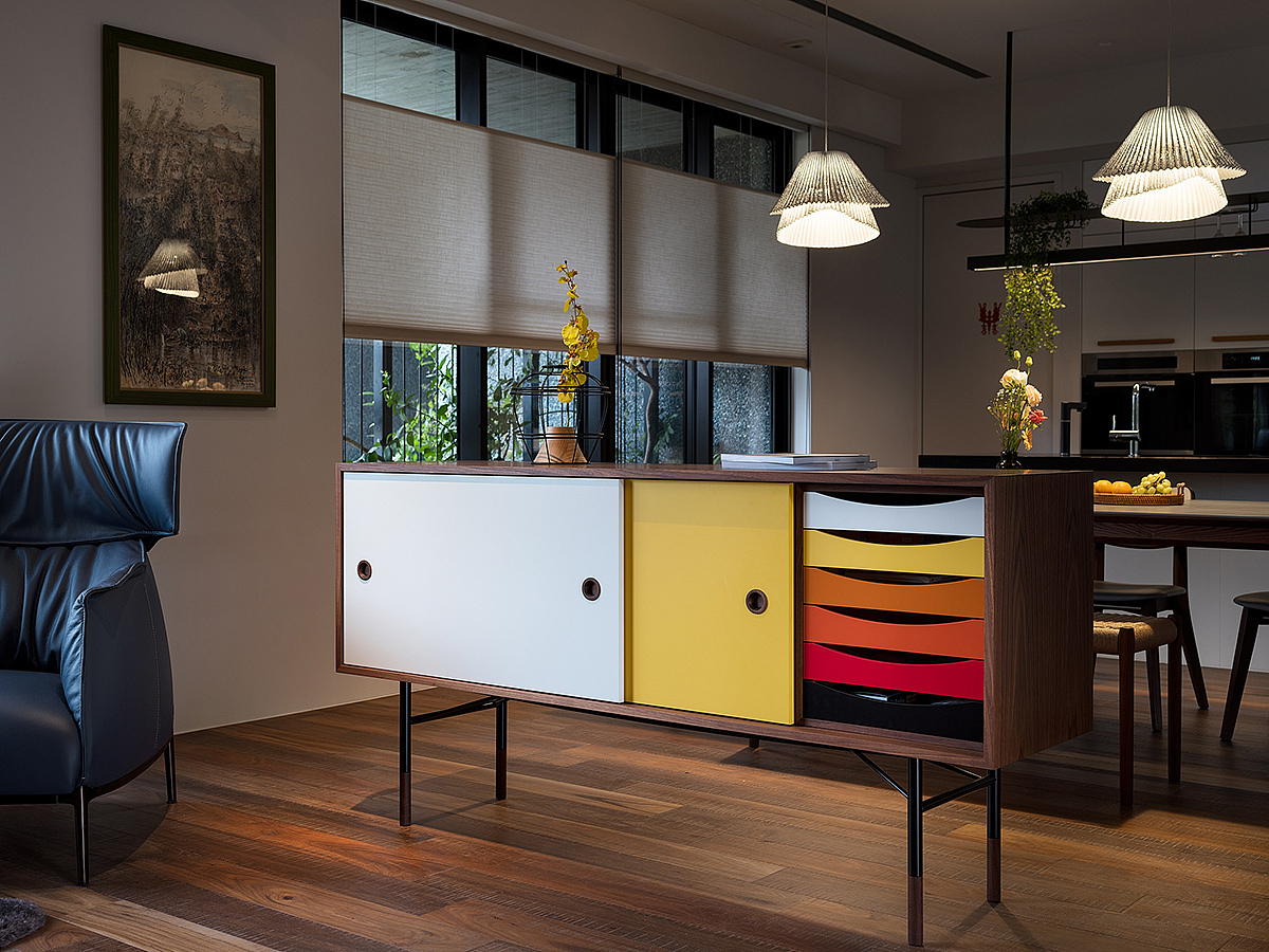 家装设计案例鉴赏——现代原木感混搭居所