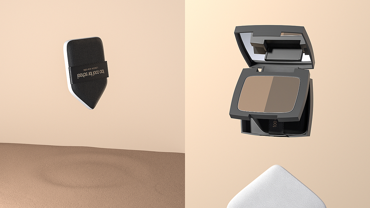 发际线粉视频动画,c4d渲染+ 拍摄