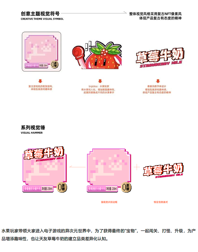 视觉策略『 天友 | 草莓&菠萝牛奶新包装 』✖ 新罐头